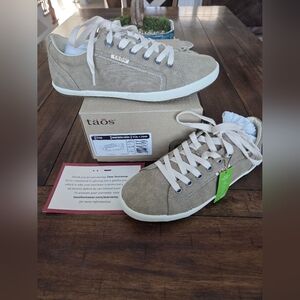 Taos Khaki Canvas Sneakers 8.5